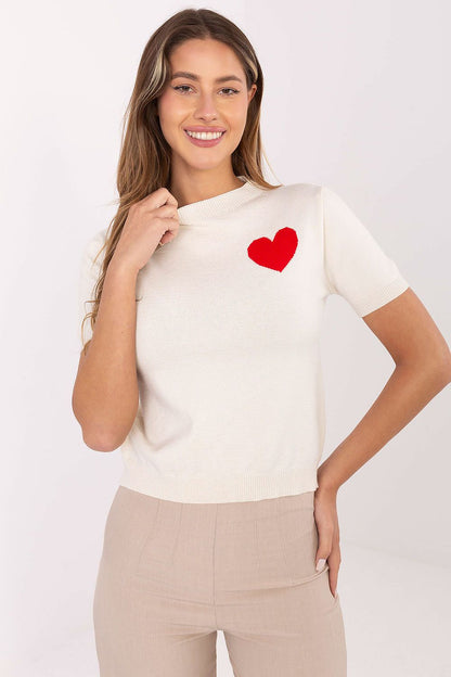   Sweter Damski Model IT-SW-93007.26 Light Beige - Factory Price 