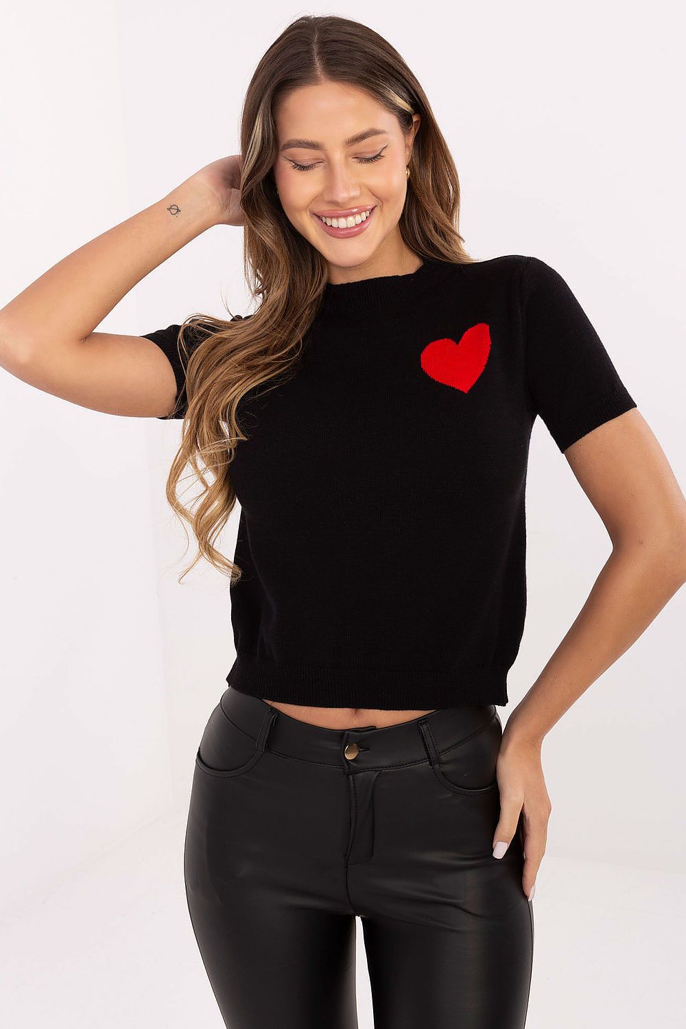   Sweter Damski Model IT-SW-93007.26 Black - Factory Price 