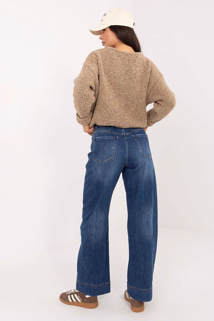  Spodnie Jeansy Damskie Model VM-SP-BS1013-3B.19P Dark Blue - Factory Price 