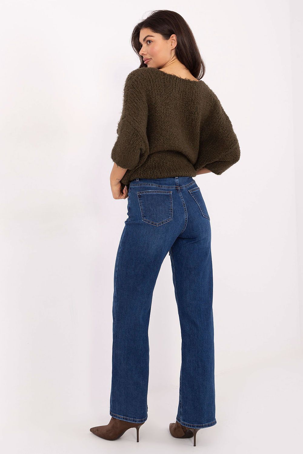  Spodnie Jeansy Damskie Model VM-SP-BQ1787-3.01P Dark Blue - Factory Price 