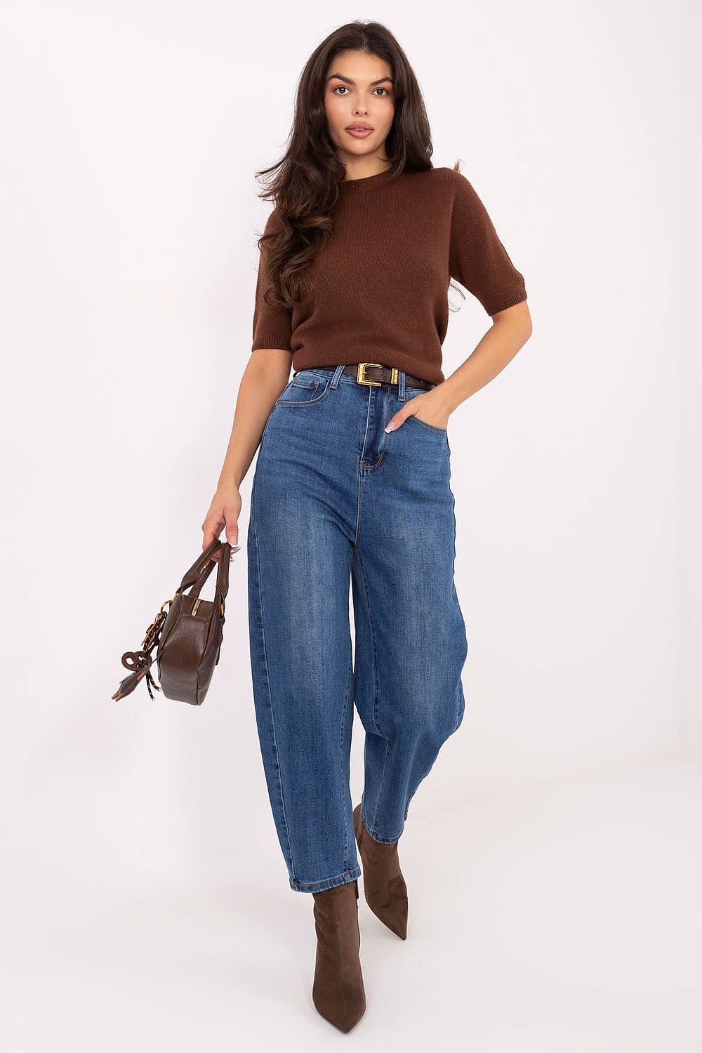  Spodnie Jeansy Damskie Model VM-SP-BG1152-4.23P Dark Blue - Factory Price 