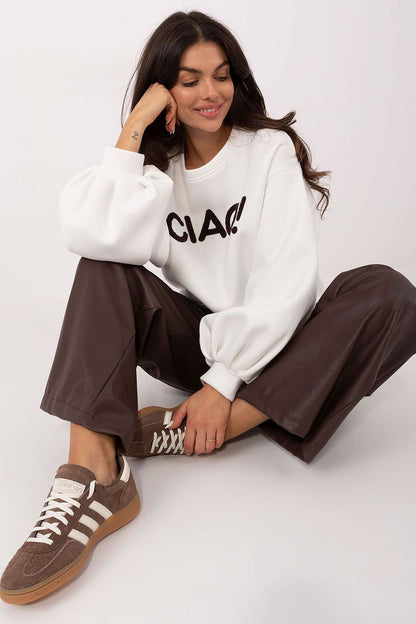   Bluza Damska Model RV-BL-A1044.78 Ecru - Rue Paris 
