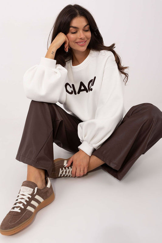   Bluza Damska Model RV-BL-A1044.78 Ecru - Rue Paris 