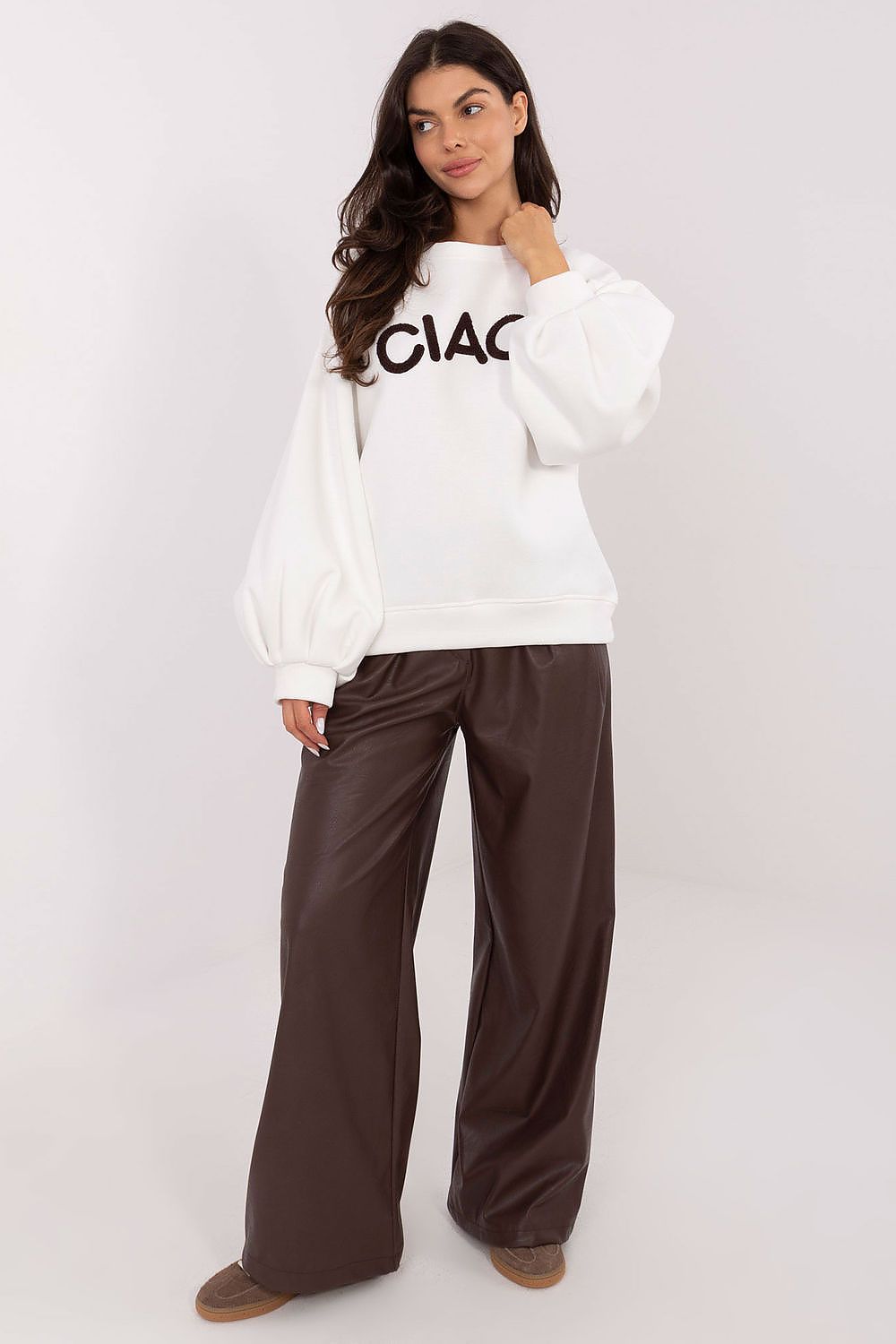   Bluza Damska Model RV-BL-A1044.78 Ecru - Rue Paris 