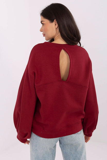   Bluza Damska Model RV-BL-A1044.78 Bordo - Rue Paris 
