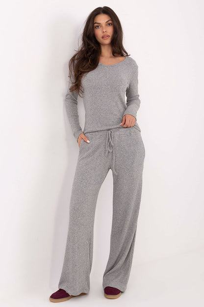 Spodnie Damskie Model SM-SP-A1572.16 Grey - Factory Price 