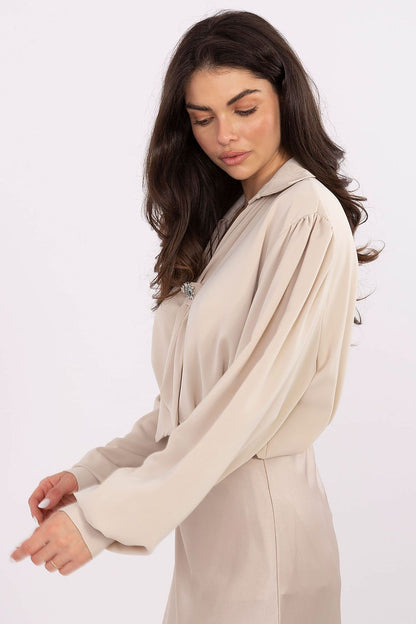   Bluzka Model IT-BZ-28913.17 Beige - Factory Price 