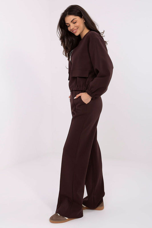  Spodnie Dresowe Model MJ-SP-H3057.69 Dark Brown - Factory Price 