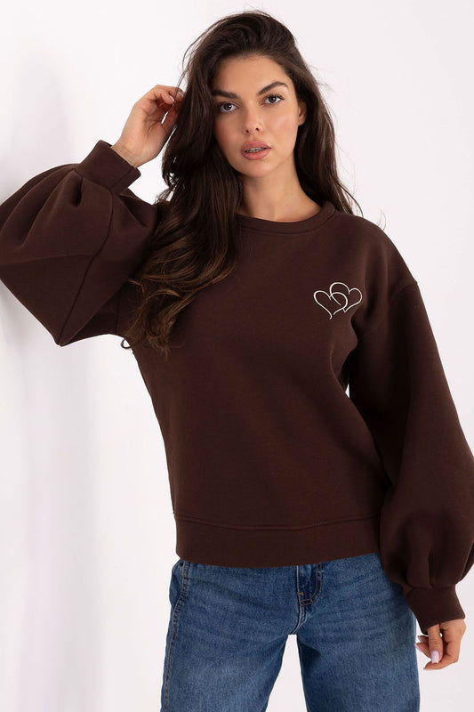   Bluza Damska Model IT-BL-H2349.65 Dark Brown - Factory Price 