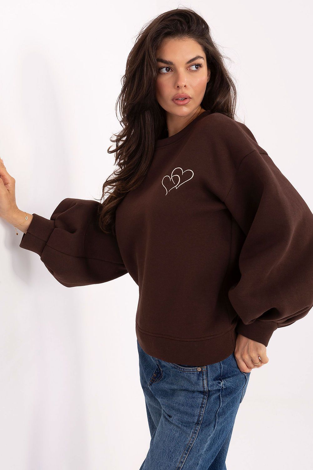   Bluza Damska Model IT-BL-H2349.65 Dark Brown - Factory Price 