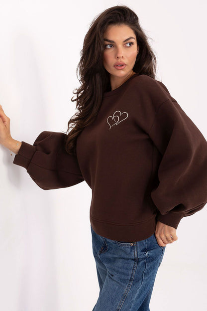   Bluza Damska Model IT-BL-H2349.65 Dark Brown - Factory Price 