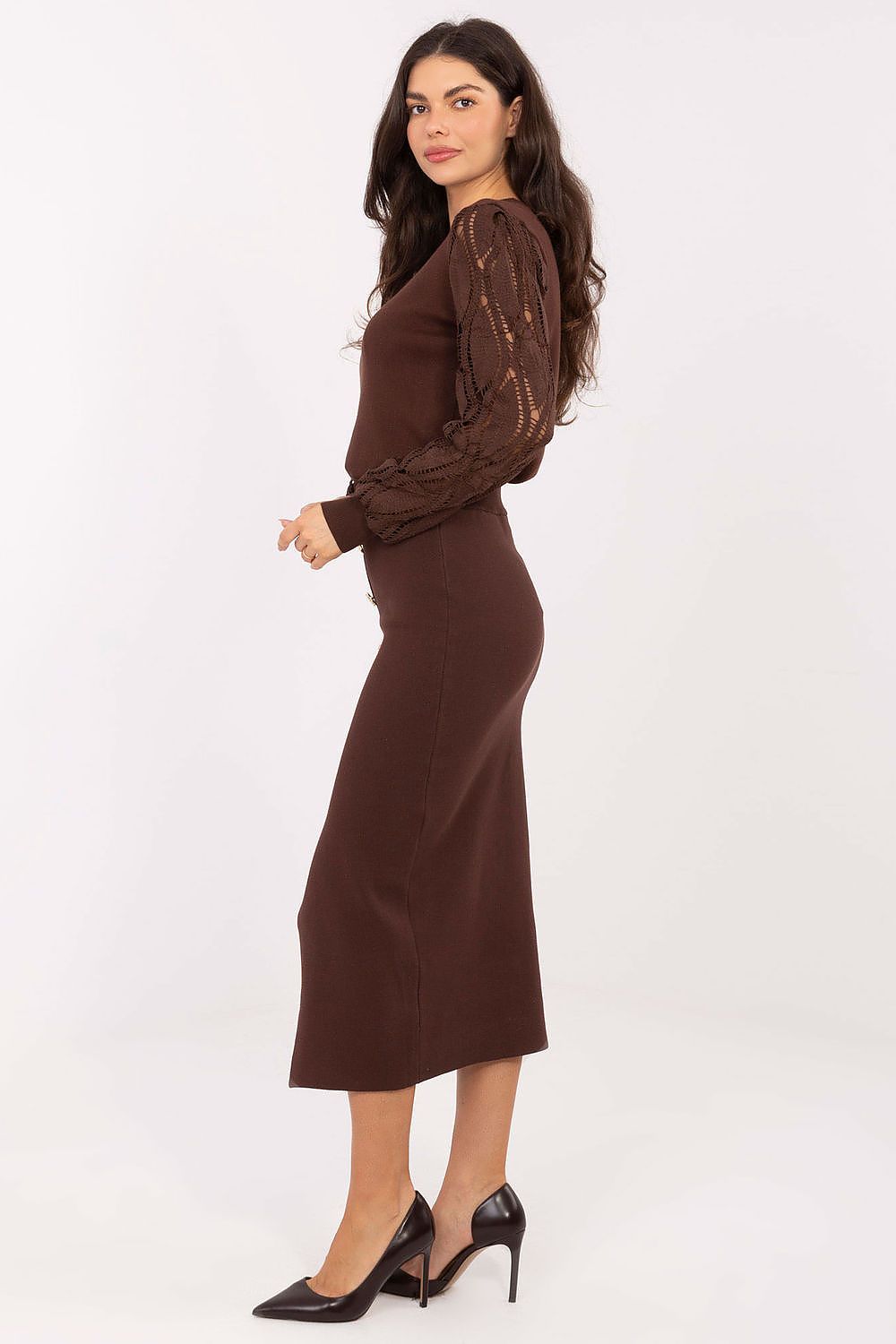  Spódnica Model PM-SD-YIS1059.71 Brown - Factory Price 