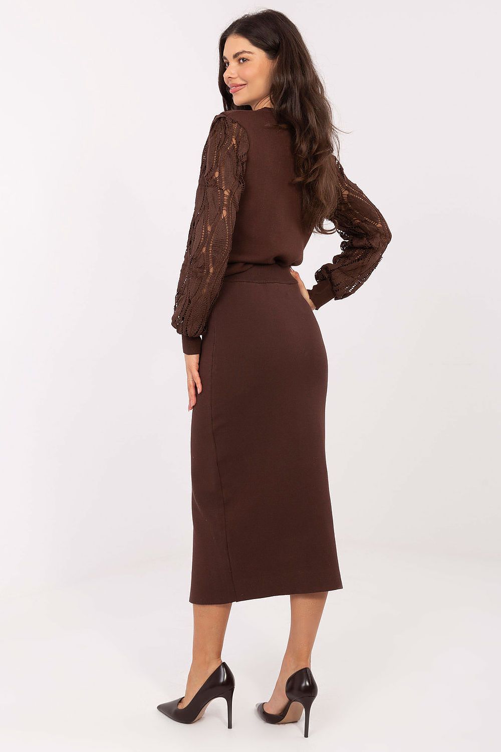  Spódnica Model PM-SD-YIS1059.71 Brown - Factory Price 