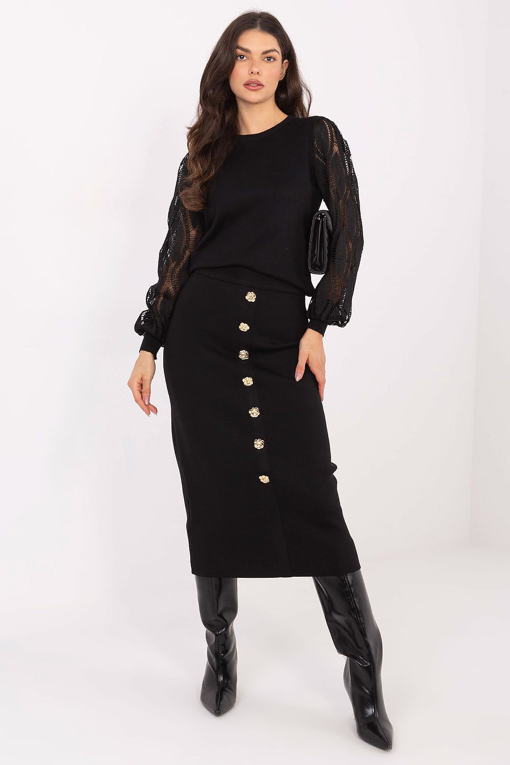  Spódnica Model PM-SD-W937.79 Black - Factory Price 