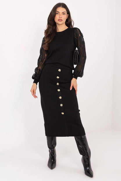  Spódnica Model PM-SD-W937.79 Black - Factory Price 