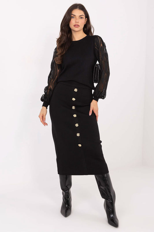  Spódnica Model PM-SD-W937.79 Black - Factory Price 
