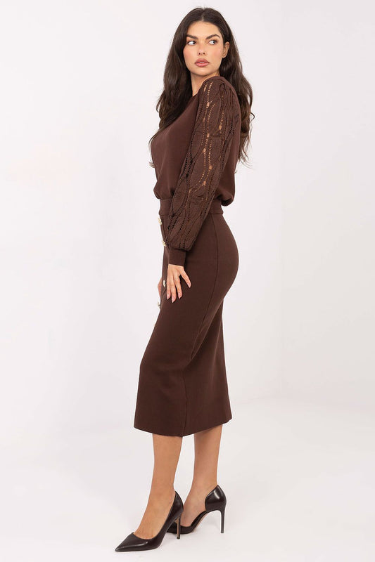  Spódnica Model PM-SD-W937.79 Brown - Factory Price 