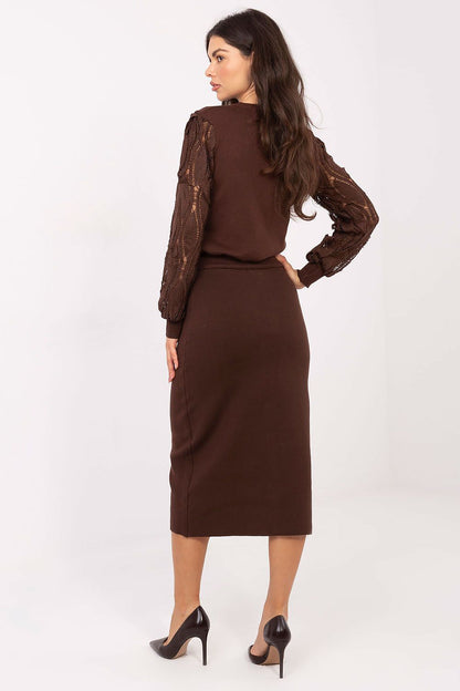  Spódnica Model PM-SD-W937.79 Brown - Factory Price 