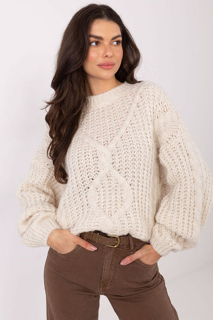   Sweter Damski Model IN-SW-33831.25 Light Beige - Factory Price 