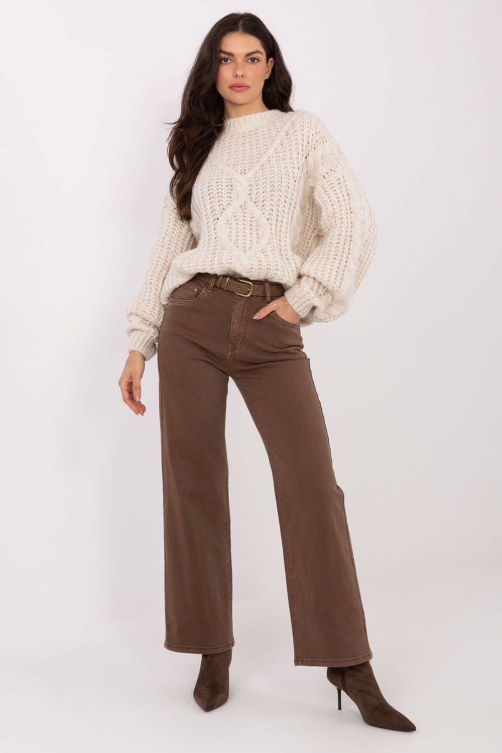  Sweter Damski Model IN-SW-33831.25 Light Beige - Factory Price 