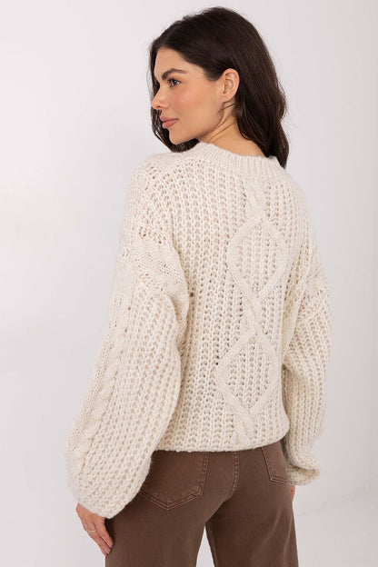   Sweter Damski Model IN-SW-33831.25 Light Beige - Factory Price 