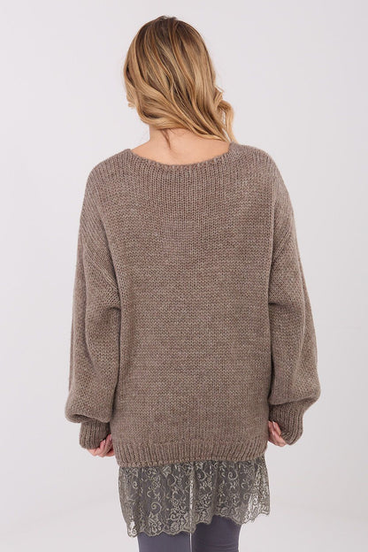   Sweter Damski Model IN-SW-33681.05P Dark Beige - Factory Price 