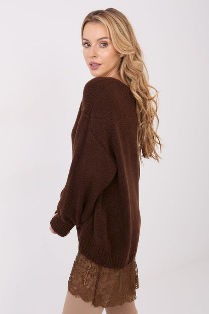   Sweter Damski Model IN-SW-33681.05P Dark Brown - Factory Price 