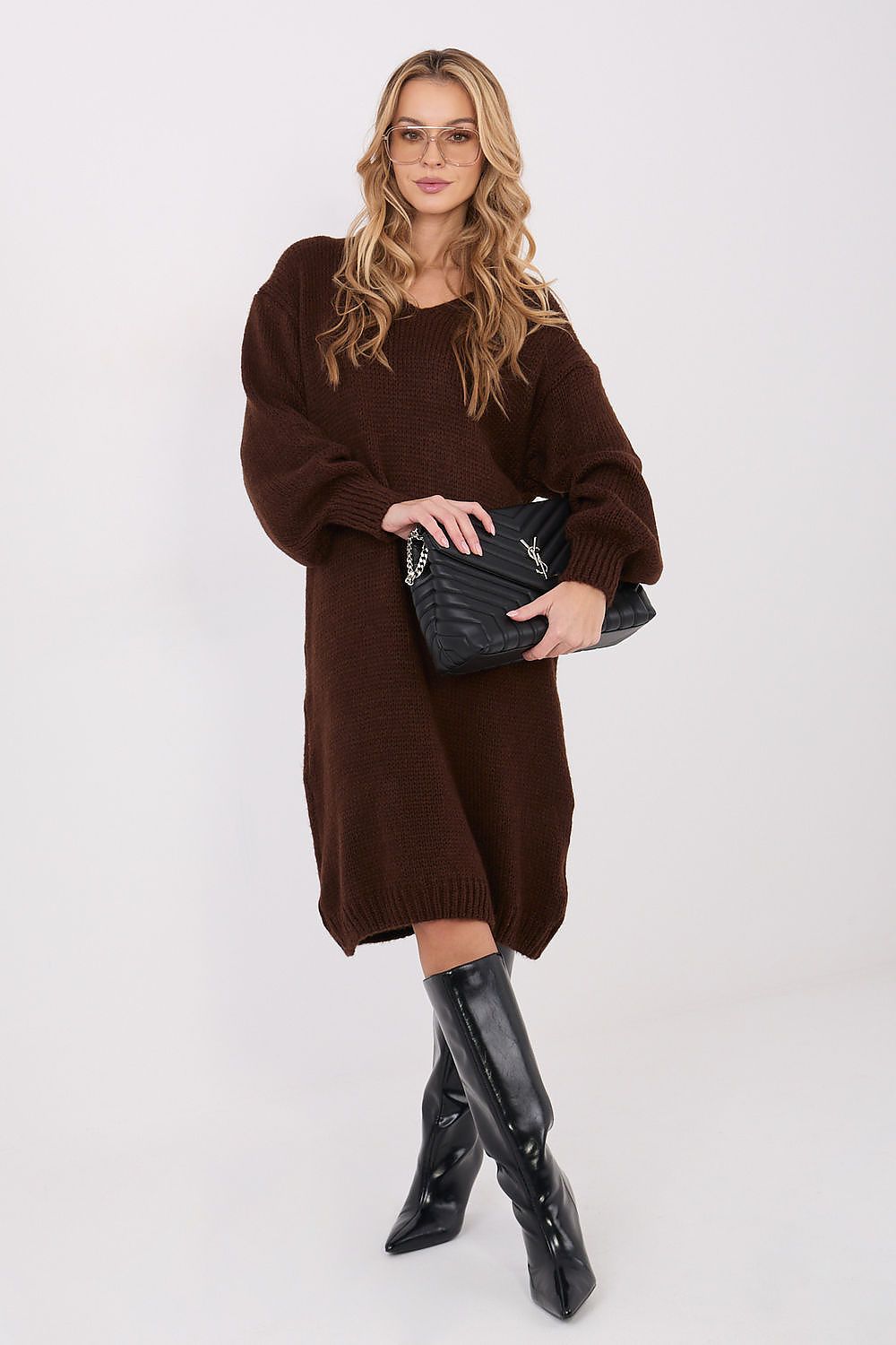  Sukienka Model IN-SK-5962.22 Dark Brown - Factory Price 