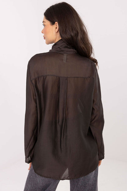   Koszula Damska Model IT-KS-28978.22 Dark Brown - Factory Price 