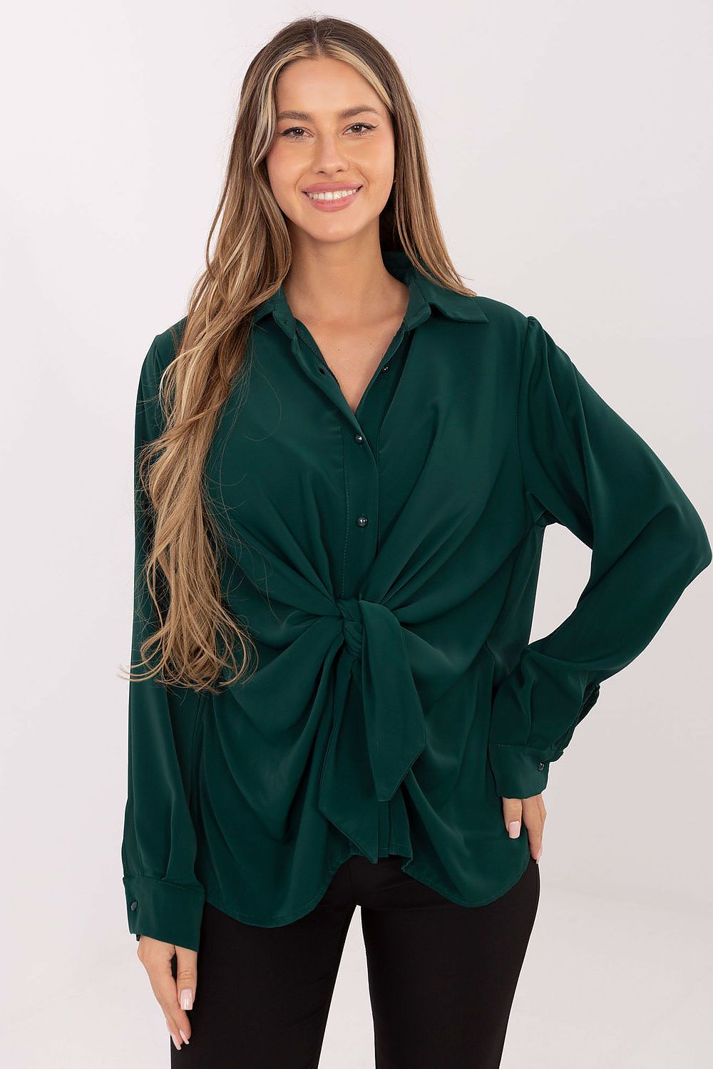   Koszula Damska Model IT-KS-29053.69 Dark Green - Factory Price 