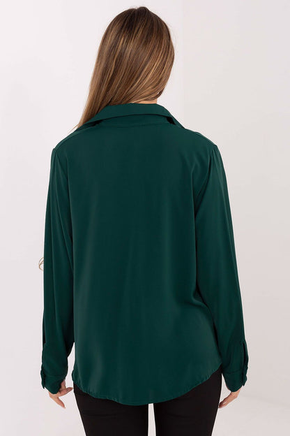  Koszula Damska Model IT-KS-29053.69 Dark Green - Factory Price 