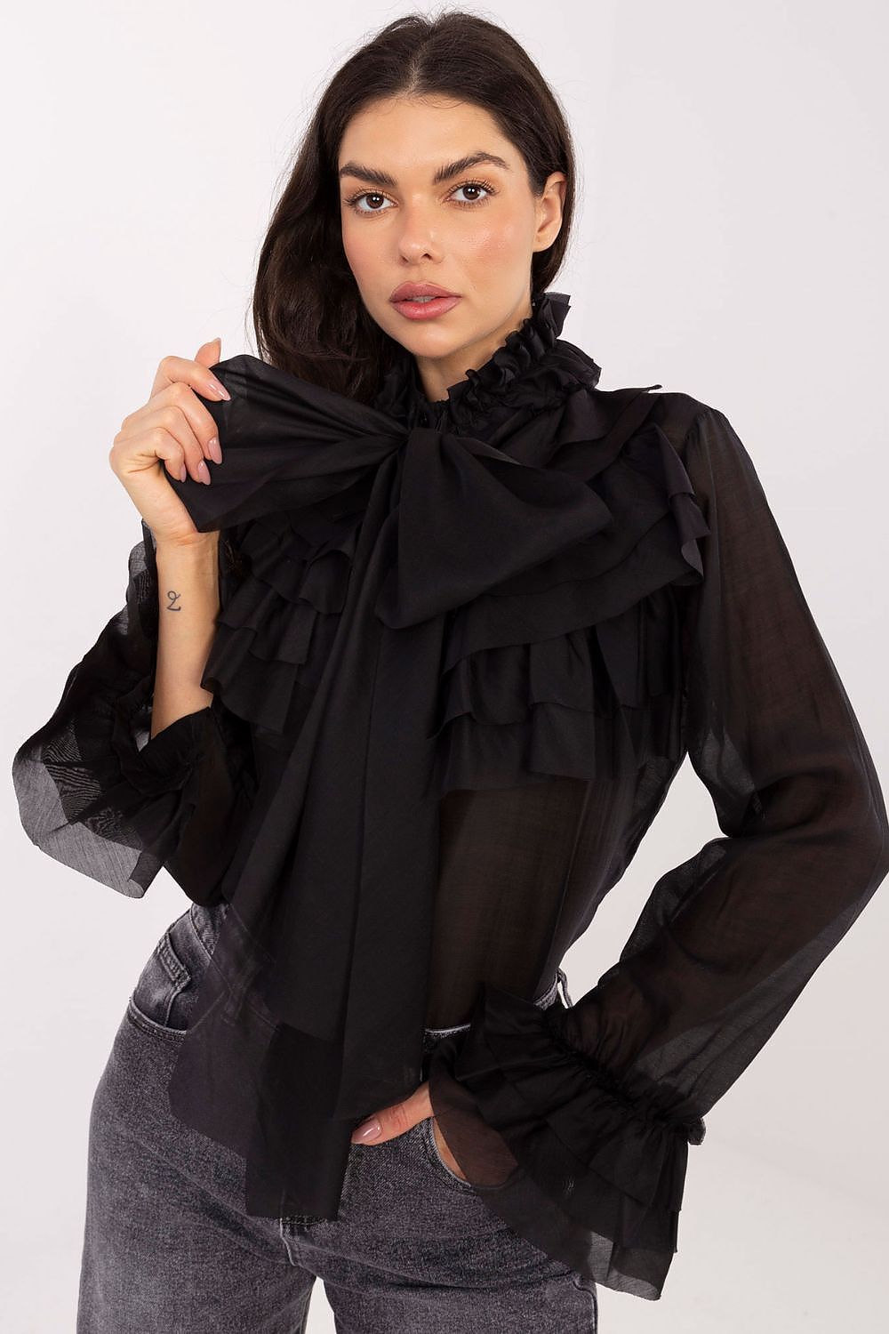   Koszula Damska Model IT-KS-28882.03 Black - Factory Price 