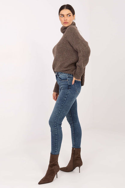  Spodnie Jeansy Damskie Model VM-SP-T5377-9.53 Dark Blue - Factory Price 
