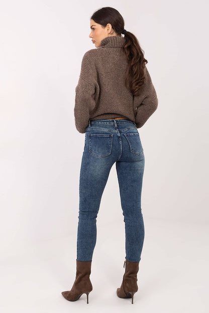  Spodnie Jeansy Damskie Model VM-SP-T5377-9.53 Dark Blue - Factory Price 