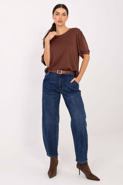  Spodnie Jeansy Damskie Model VM-SP-J1569-15.09P Dark Blue - Factory Price 