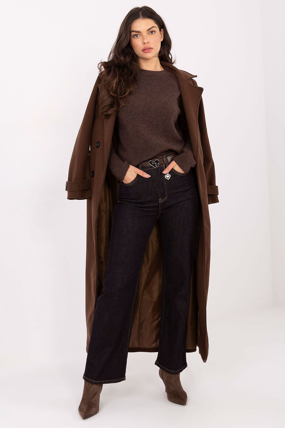  Spodnie Jeansy Damskie Model VM-SP-J1350-12.24 Navy - Factory Price 