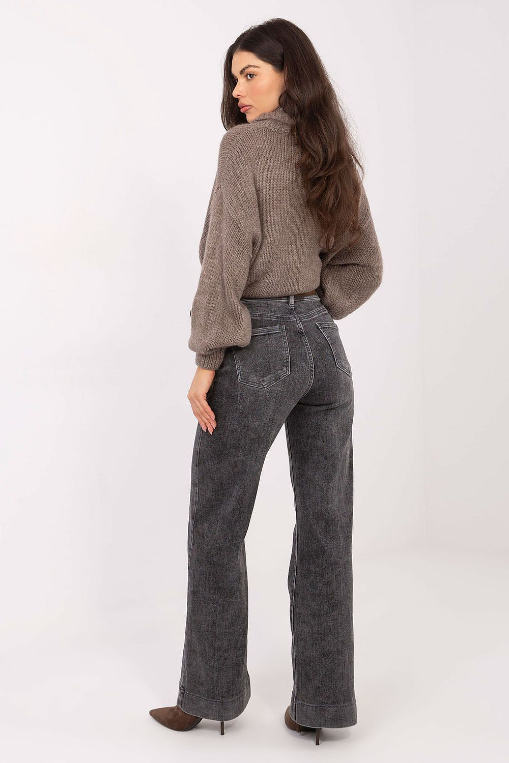  Spodnie Jeansy Damskie Model VM-SP-J1567-11.02 Dark Grey - Factory Price 