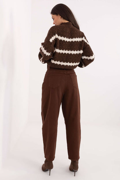  Spodnie Jeansy Damskie Model VM-SP-BS955-60.36 Brown - Factory Price 