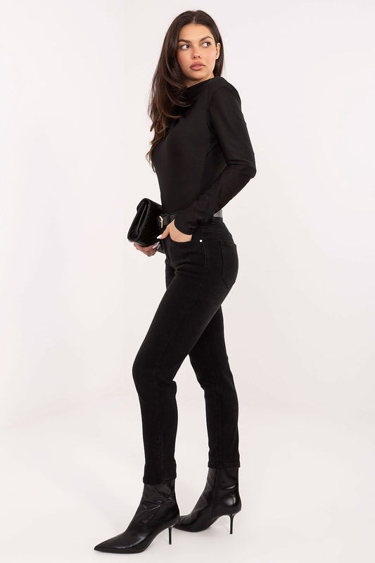  Spodnie Jeansy Damskie Model VM-SP-8803.59 Black - Factory Price 