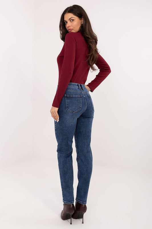  Spodnie Jeansy Damskie Model VM-SP-HM309-3.16 Dark Blue - Factory Price 
