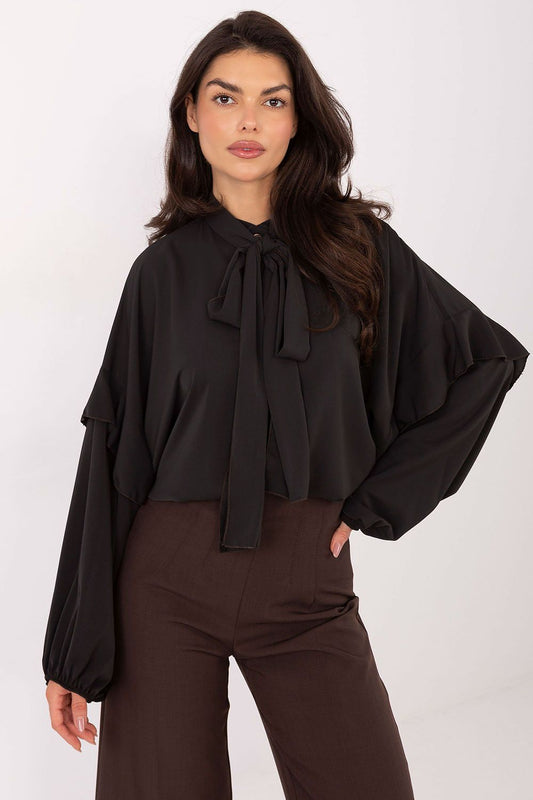   Koszula Damska Model IT-KS-29002.69 Dark Brown - Factory Price 