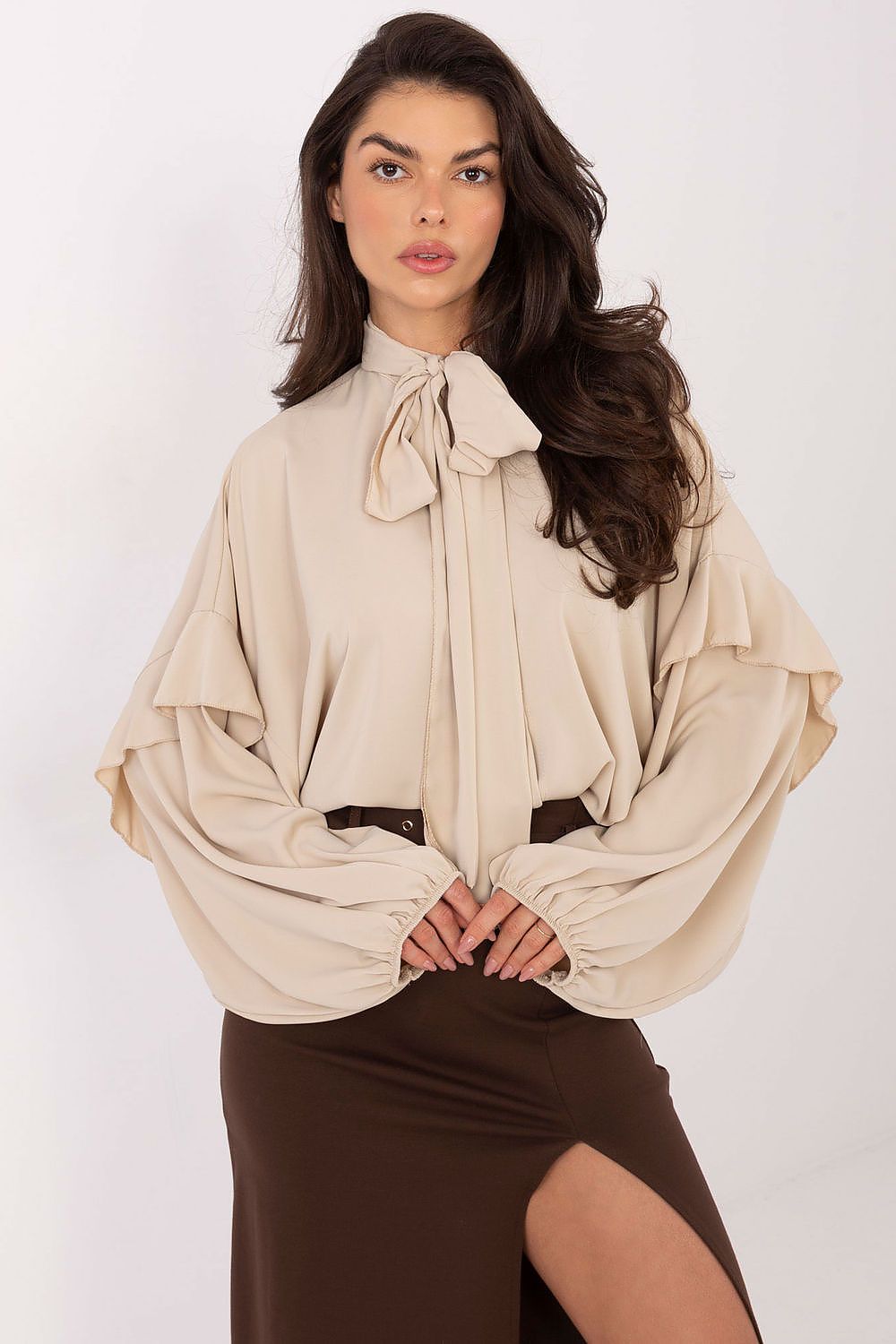   Koszula Damska Model IT-KS-29002.69 Beige - Factory Price 