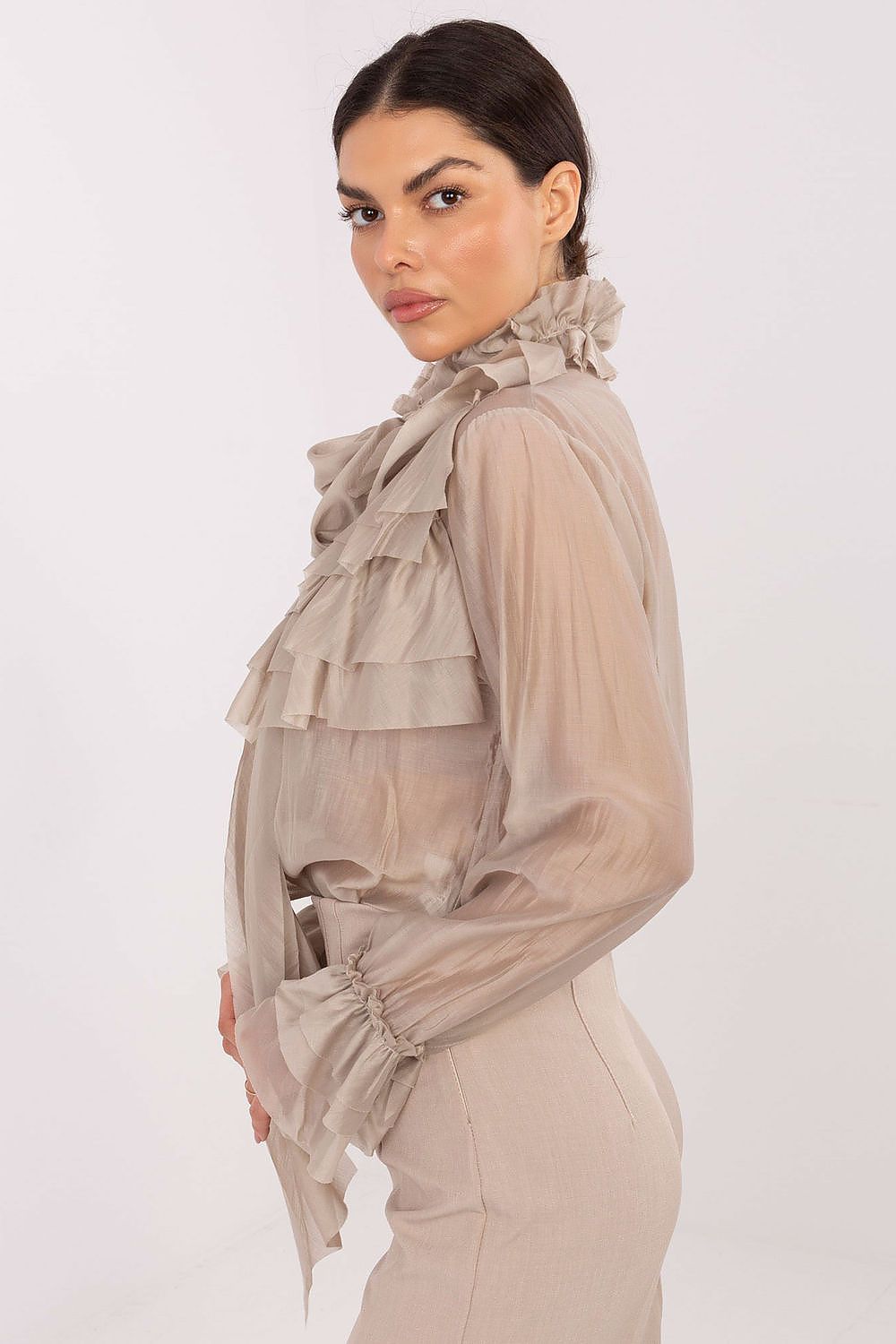  Koszula Damska Model IT-KS-28882.03 Beige - Factory Price 