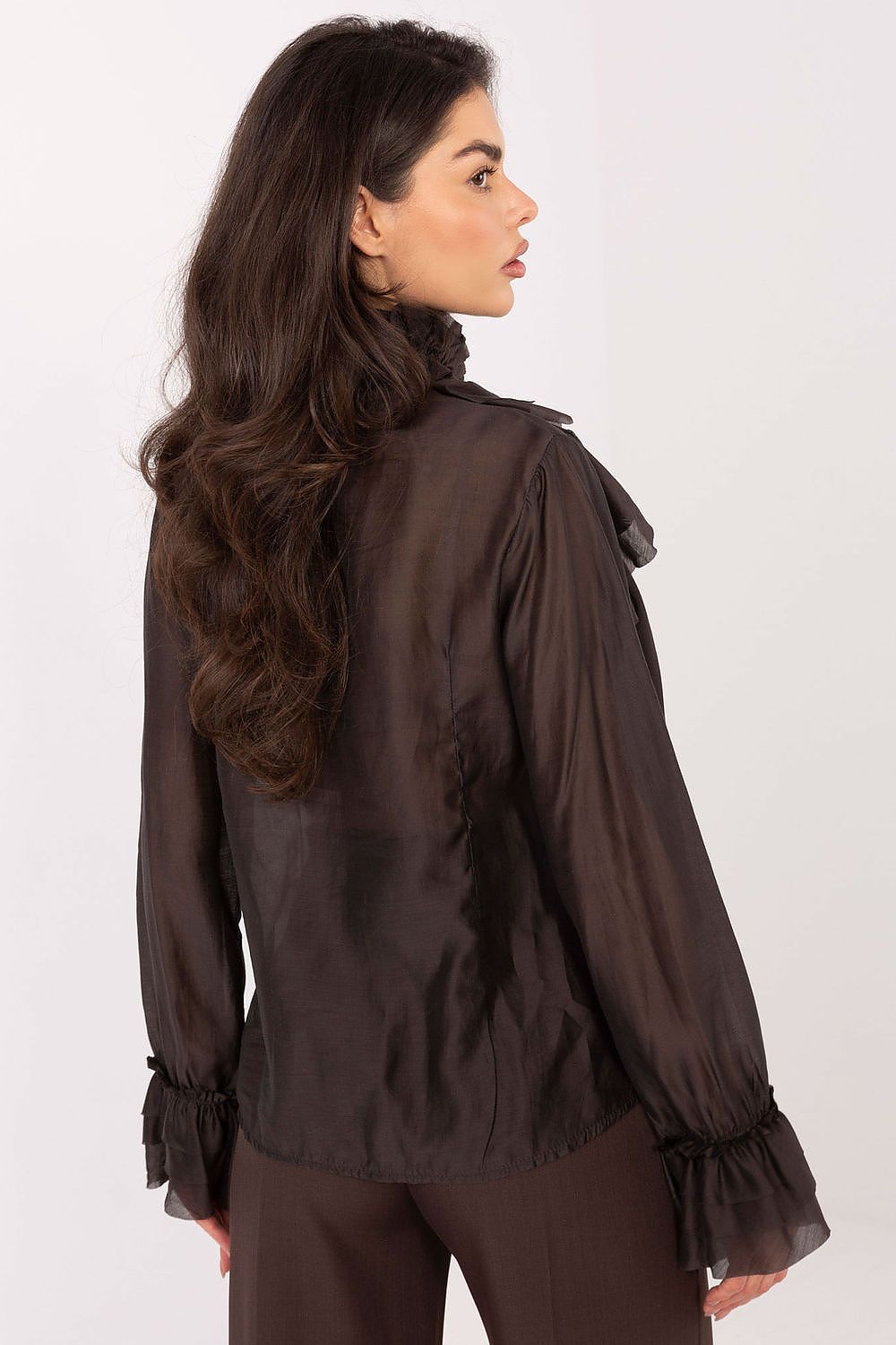   Koszula Damska Model IT-KS-28882.03 Dark Brown - Factory Price 
