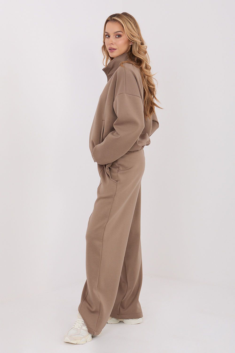  Spodnie Dresowe Model SM-SP-A1561.25 Dark Beige - Factory Price 