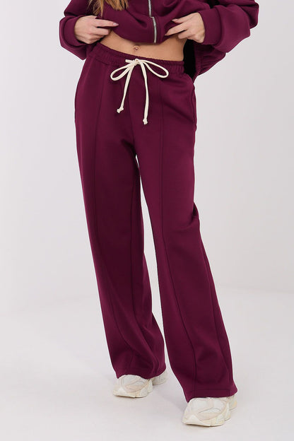  Spodnie Dresowe Model SM-SP-A1561.25 Bordo - Factory Price 