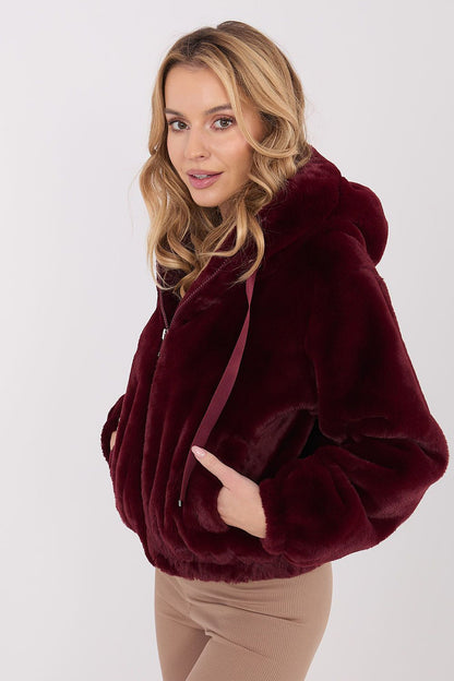   Kurtka Damska Model IF-KR-G230111.97P Bordo - Factory Price 