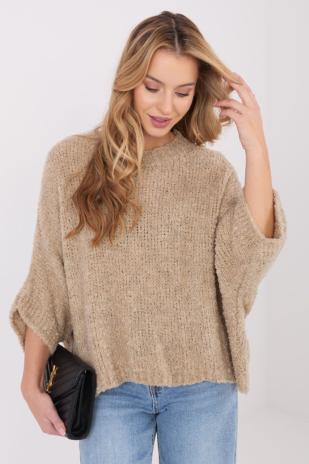   Sweter Damski Model CH-SW-72996.26 Beige - Factory Price 