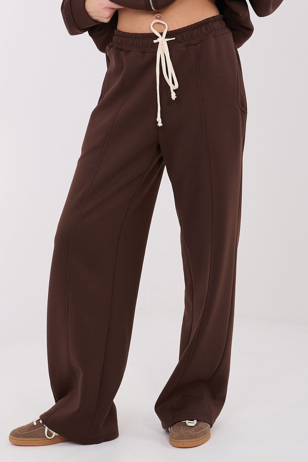  Spodnie Dresowe Model SM-SP-A1561.25 Dark Brown - Factory Price 