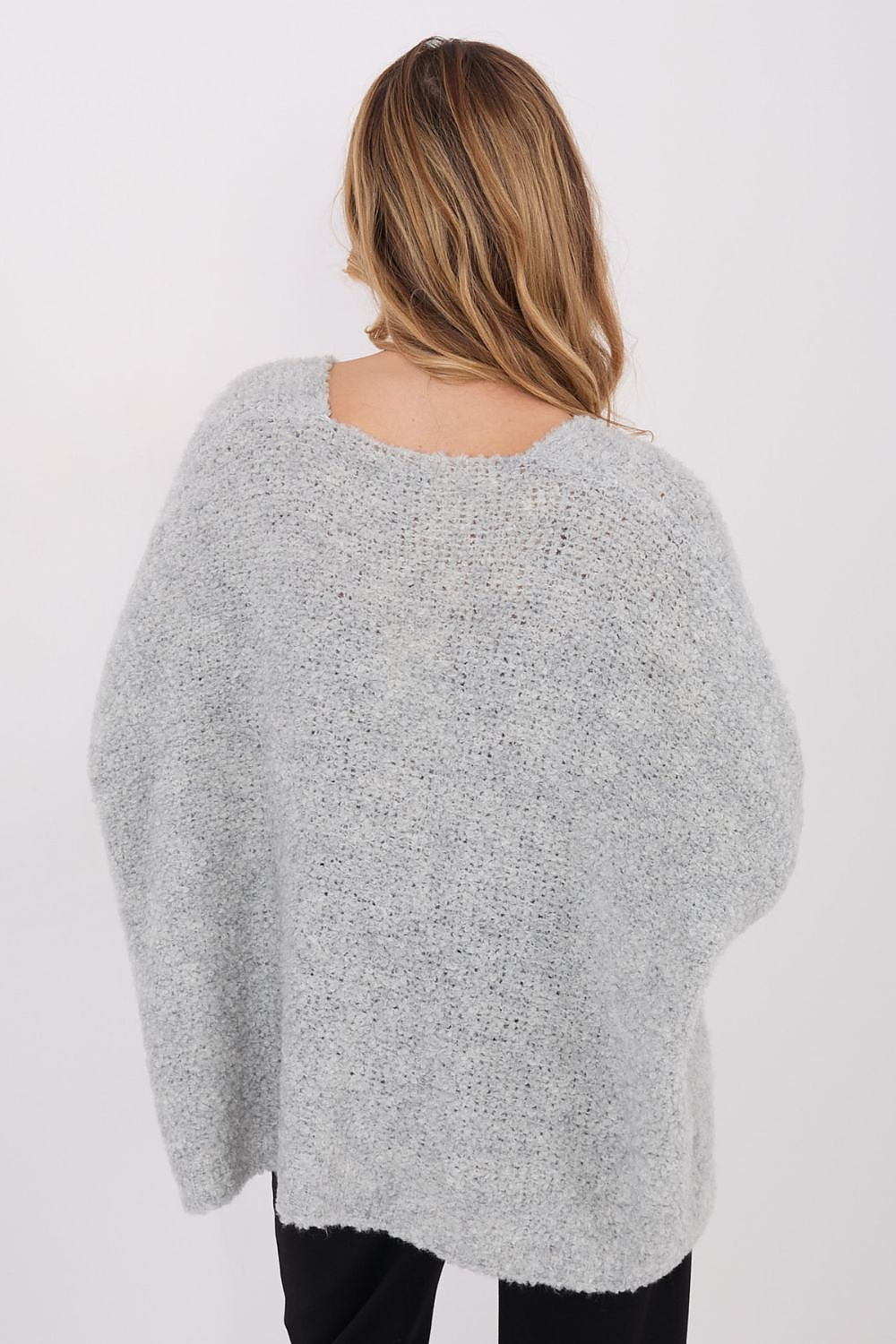  Sweter Damski Model CH-SW-72981.05P Grey - Factory Price 